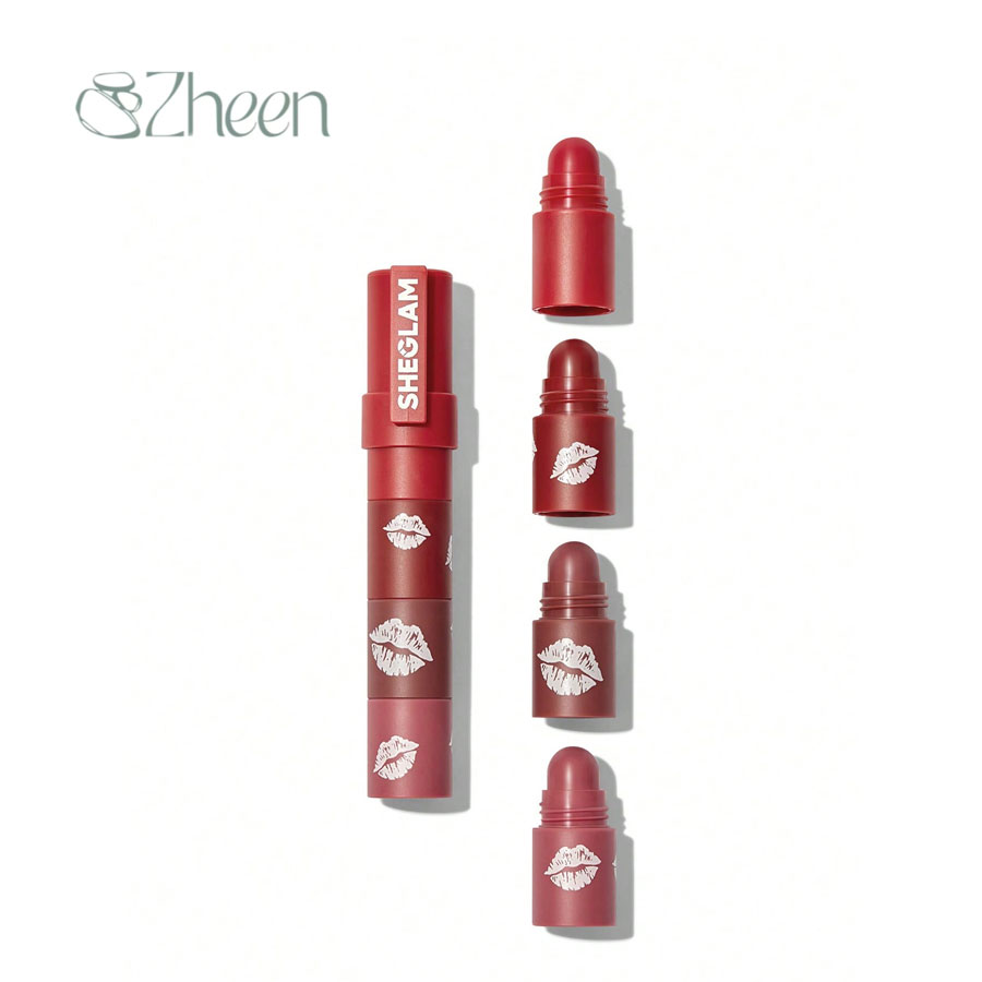 رژ لب جامد چهار طبقه شیگلم - mega lip stacks